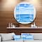 Designart - Window Open to Blue Wavy Ocean' Extra Large Seashore Metal Circle Wall Art